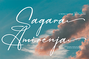 Sagara Amirenja | Classic Signature, a Script Font by Denustudios (Thumbnail 1 of 12)