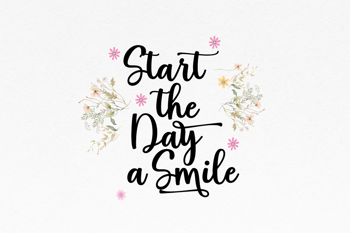 Hello Spring Script Font, a Script Font by moriztype (Photo 7 of 10)