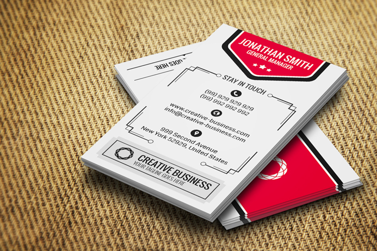 Corporate Business Card CM0040, a Business Card Template by annozio (Photo 3 of 4)
