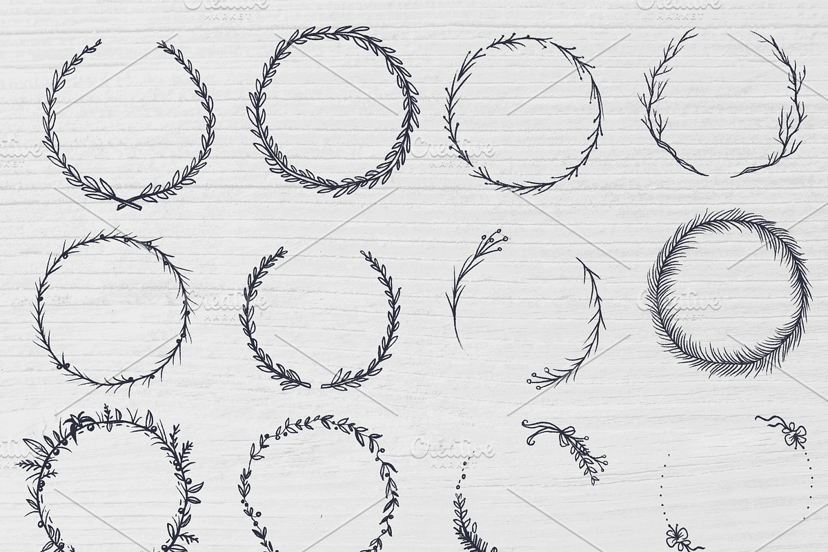 Boho Winter | Wraths & Ornaments, an Object Graphic by Caby (Photo 3 of 5)