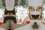 Editable Christmas Party Invitation, an Invitation Template by ForeverPrint (Thumbnail 1 of 7)