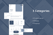MIMO Wireframe Kit, a Wireframe Template by flyerittyer (Thumbnail 3 of 6)