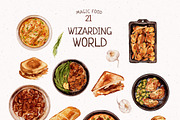 Wizarding World Watercolor set, a Decorative Illustration by Yakovleva Margarita (Thumbnail 15 of 20)