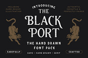 The Blackport Font Pack! (+EXTRA), a Serif Font by IronbirdCreative (Thumbnail 1 of 12)