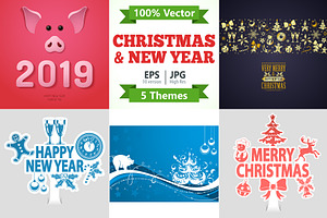Christmas and New Year Themes, an Animal Illustration by TAlex