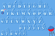 Fireworks 4th of July Font & Bonus S, a Font by Anastasia Feya (Thumbnail 4 of 6)