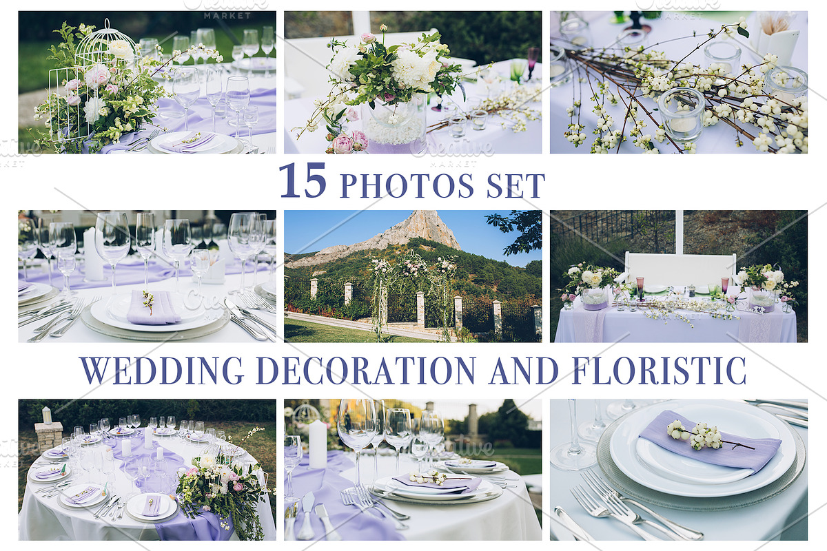 15 photos set of wedding decoration, a Holiday Photo by Vladimir Popovich (Photo 1 of 11)