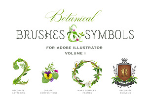 Botanical Brushes & Symbols