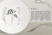Hand Drawn Vector Vintage Mushrooms, a Decorative Illustration by foxsong (Thumbnail 7 of 12)