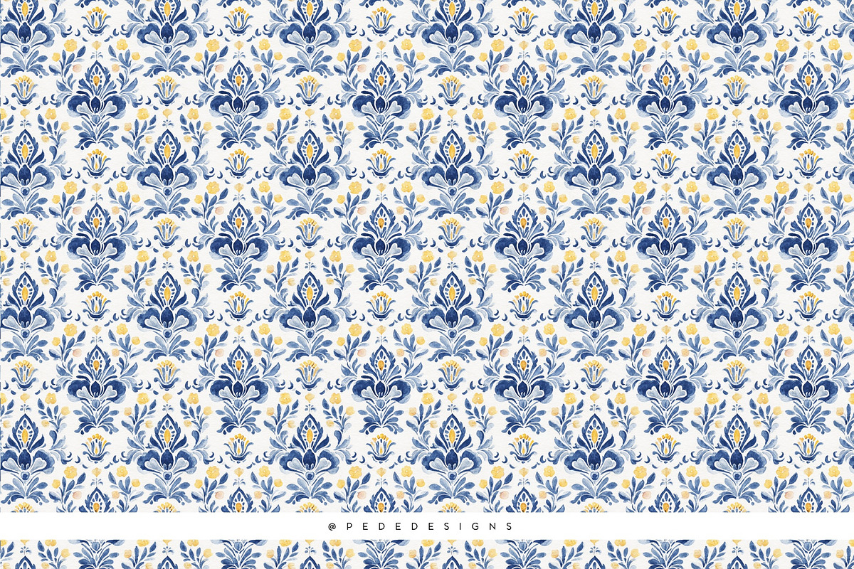 French Lemon Collection, a Decorative Illustration by PeDe Designs