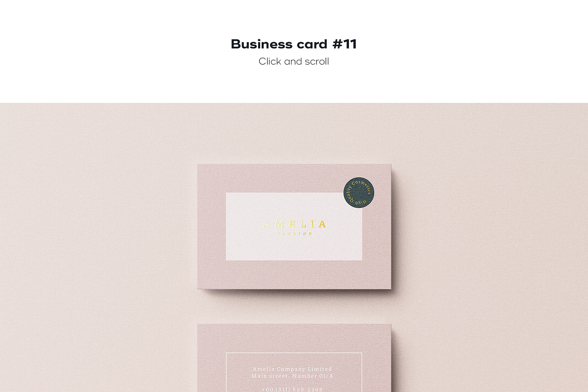 Business Card Logo Template Bundle, a Product Mockup by FoundImages (Photo 24 of 163)