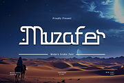 Muzafer – A Modern Arabic Font, a Handwritten Font by overlaytemplates (Thumbnail 1 of 5)