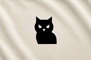 Grumpy Cat Silhouette, an Animal Illustration by Vectorium Studio (Thumbnail 3 of 4)