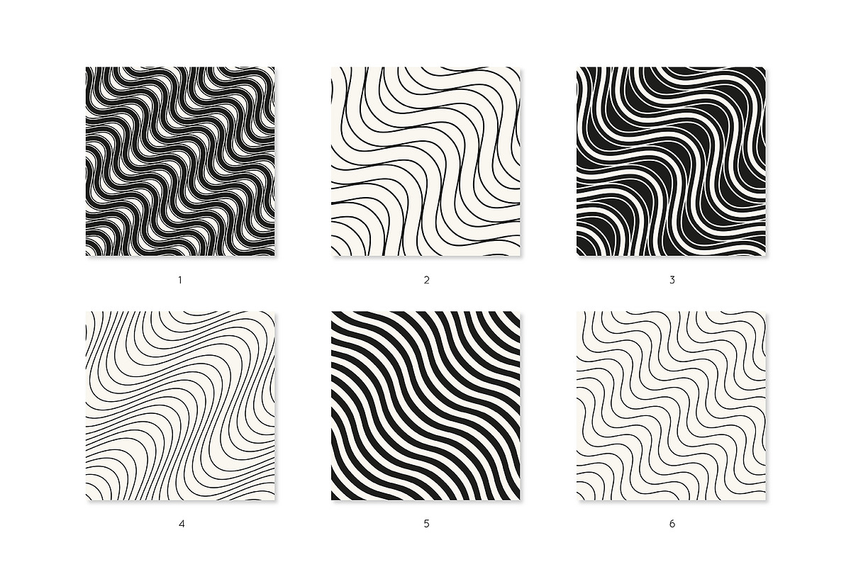 Contempo. Seamless Patterns Set, a Pattern Graphic by Curly_Pat (Photo 2 of 7)