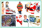 Retro Christmas Illustrations, an Illustration by Piddix Archives (Thumbnail 2 of 3)