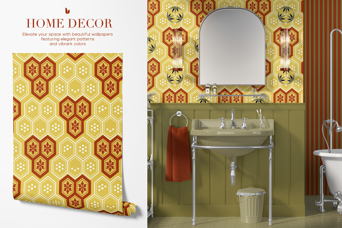 East Asian Patterns Collection, a Pattern Graphic by LEAFure (Photo 10 of 11)