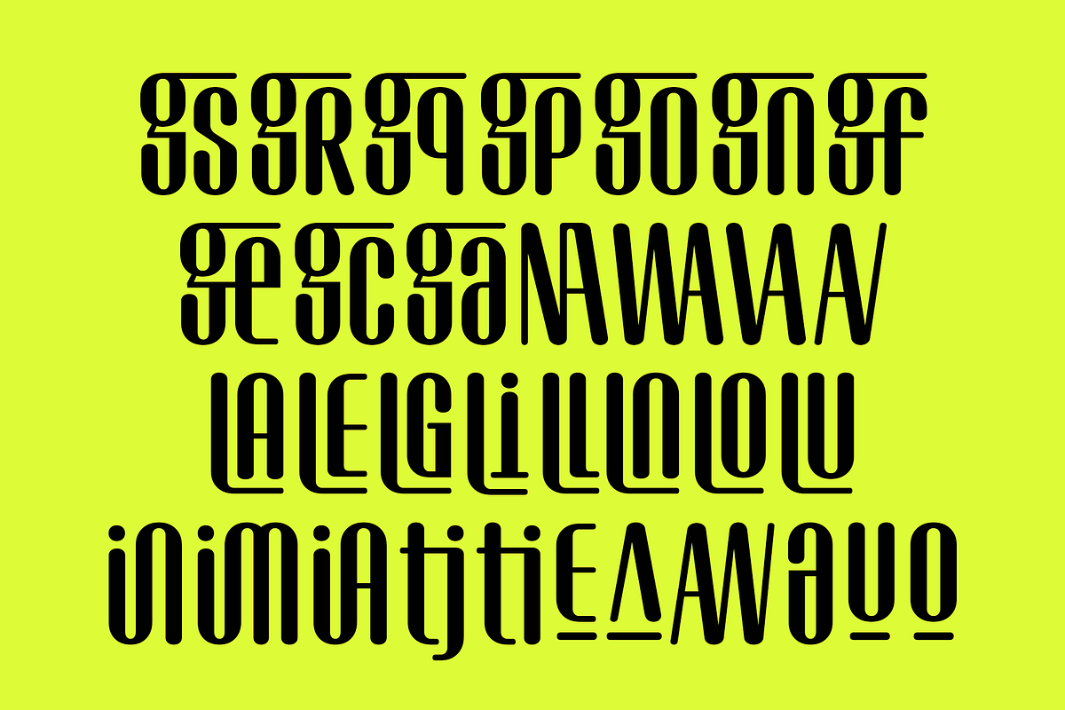 Olinkage – Modern Condensed Display, a Sans Serif Font by Haps Space (Photo 6 of 16)