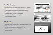 ATS Resume CV Word & Google Docs 44, a Resume Template by MrCam Template Resume|CV (Thumbnail 6 of 8)