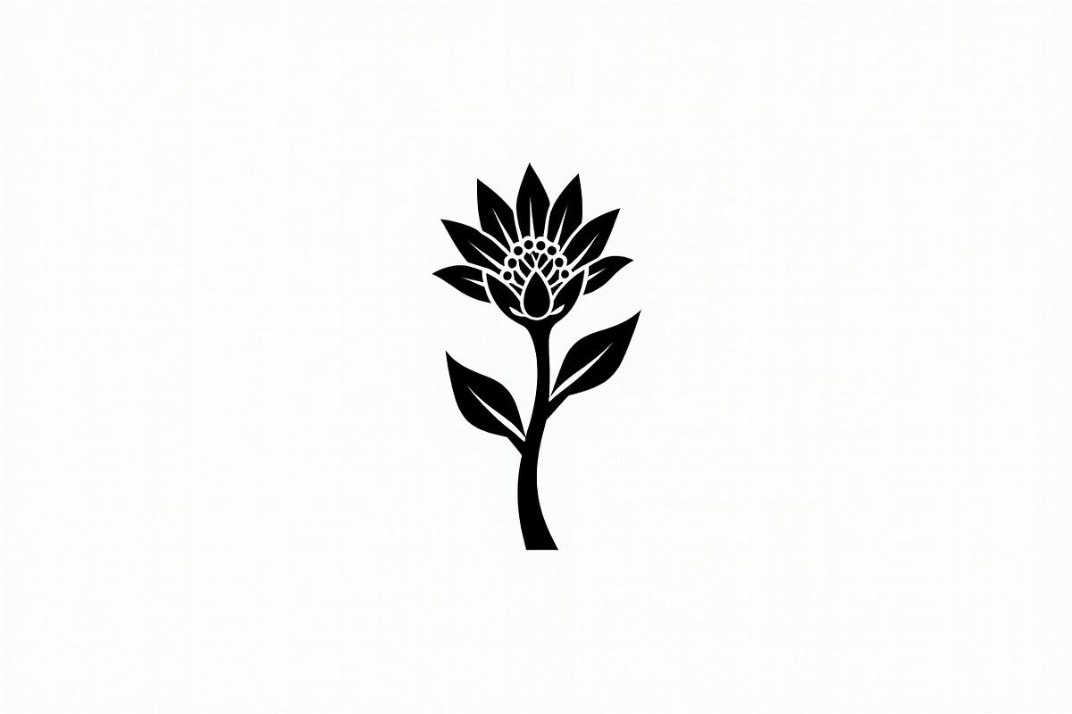 Floral Outline Vector Pack, an Illustration by yasushie (Photo 12 of 21)
