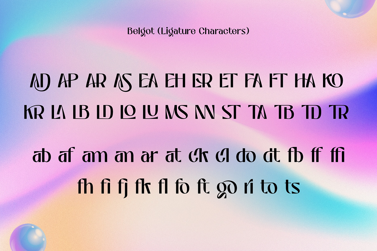 Belgot - Display Font, a Sans Serif Font by Ekahermawan (Photo 14 of 15)