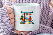 Japanese Landscape Clipart Bundle, an Illustration by DreamCafeArt (Thumbnail 5 of 7)