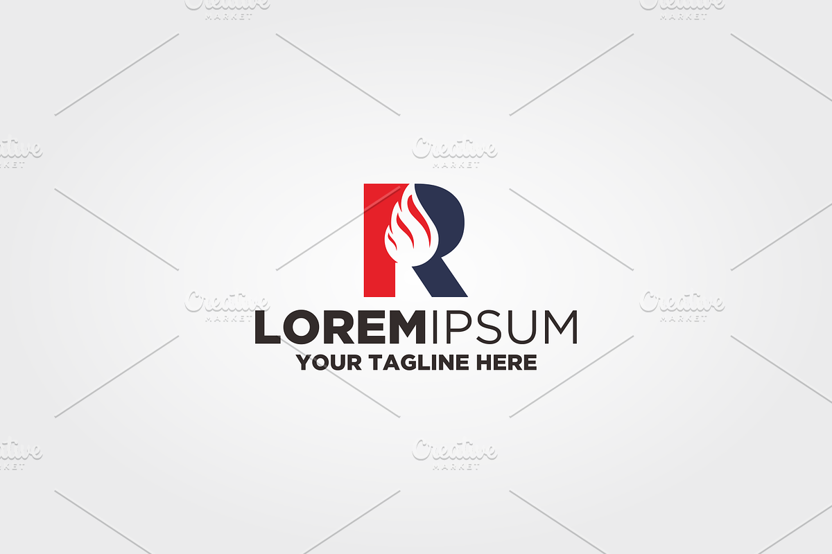 Letter R Oil Logo, a Branding & Logo Template by REDVY CREATIVE