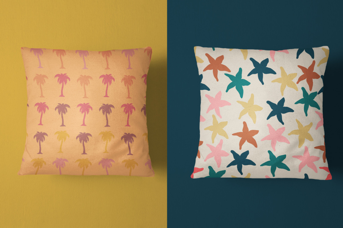 10 seamless summer patterns, a Pattern Graphic by Swathi Kirthyvasan (Photo 6 of 6)