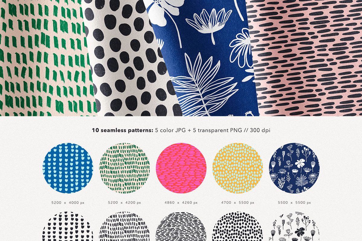 Nature Abstract Shapes and Florals, a Decorative Illustration by likorbut (Photo 3 of 6)
