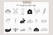 Farm love - premade logos set, a Branding & Logo Template by Alisovna (Thumbnail 7 of 12)