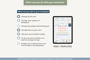 Mental health bundle Canva template, a Social Media Template by Cate Creates (Thumbnail 5 of 12)