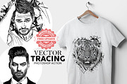 Vector Tracing Photoshop Action, an Action Add-On by MRI STUDIO (Thumbnail 1 of 21)