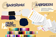 Gritty Pack Grungy Procreate Brushes, a Brush Add-On by Snooze one (Thumbnail 9 of 12)
