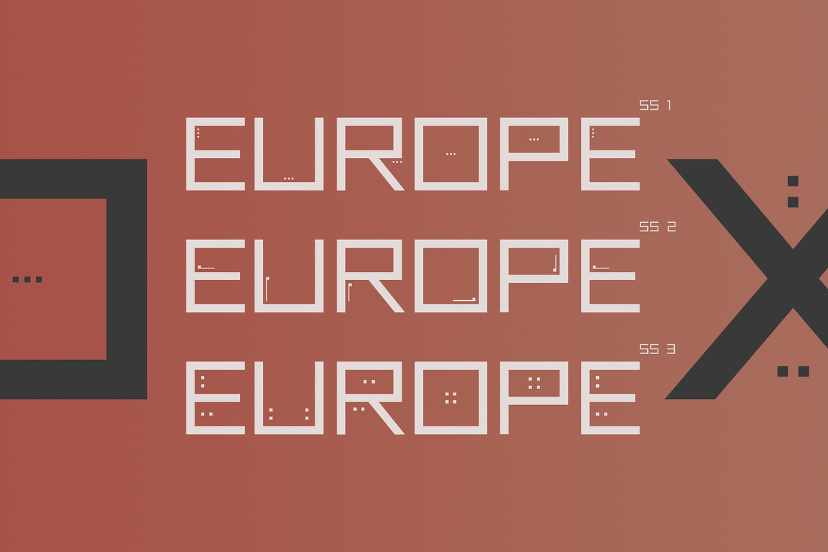 Toner - Display Square Font, a Sans Serif Font by SMARTFONT (Photo 3 of 9)