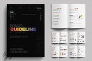 Brand Identity Guideline Brand Book, a Print Template by MightyDesign (Thumbnail 1 of 6)