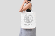Ocean waves line art circular logo, a Branding & Logo Template by Saba Vector (Thumbnail 2 of 3)