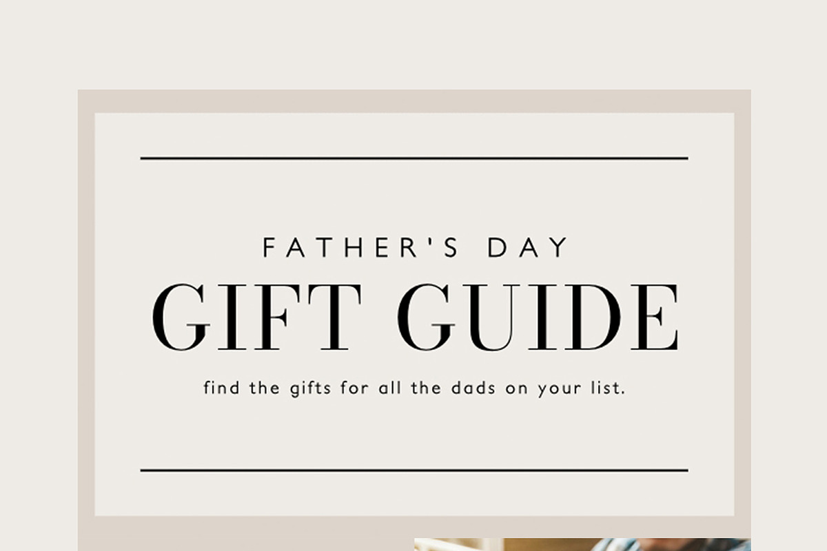 Father's Day Gift Guide Email Canva, an Email Template by KikiBunnyCreative (Photo 3 of 7)