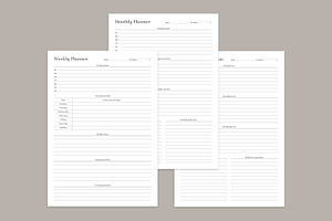 Generic Planning Pages Set V-16