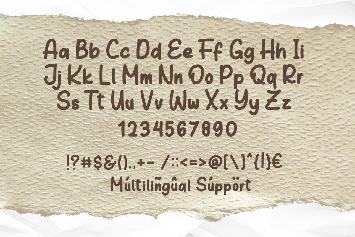 Child Hood, a Handwritten Font by Rahagita Studio (Photo 2 of 6)