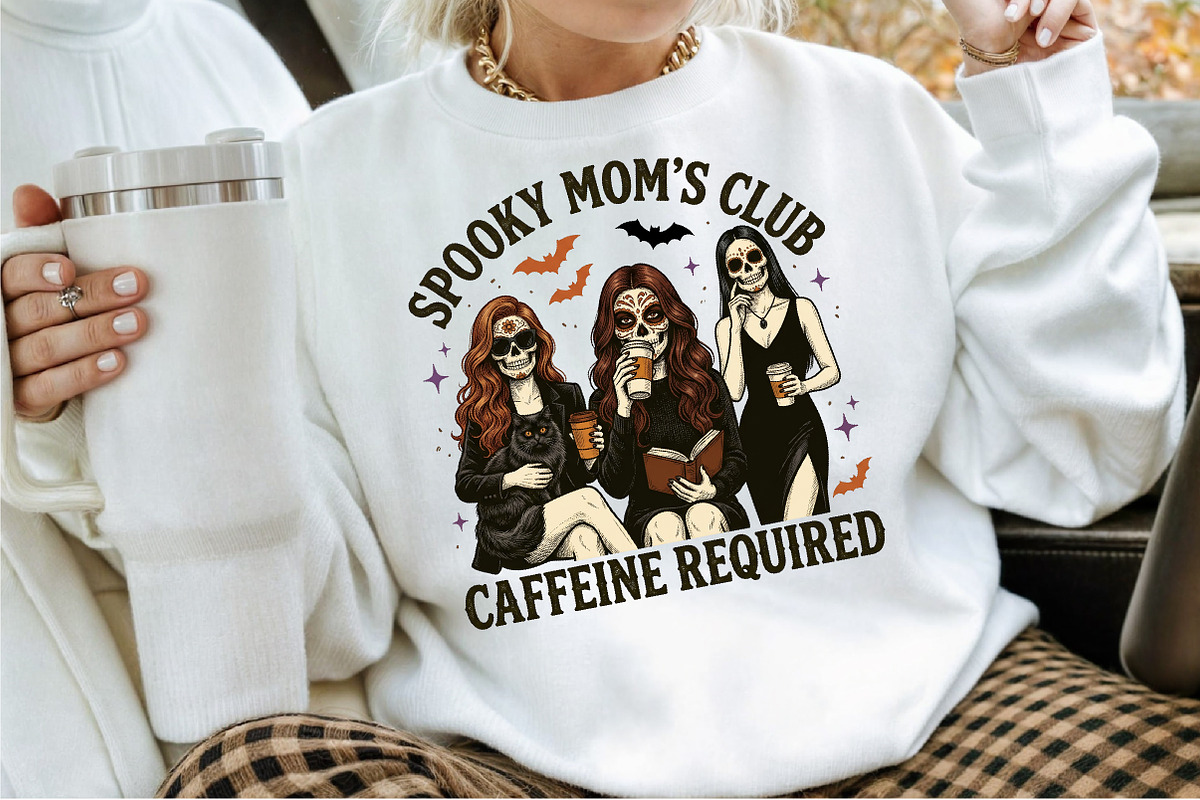 Spooky Skeleton,Coffee Love, a Work Illustration by Sublimation Artist (Photo 2 of 9)