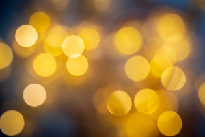 Abstract warm golden bokeh lights, a Wallpaper Photo by Imaginarium