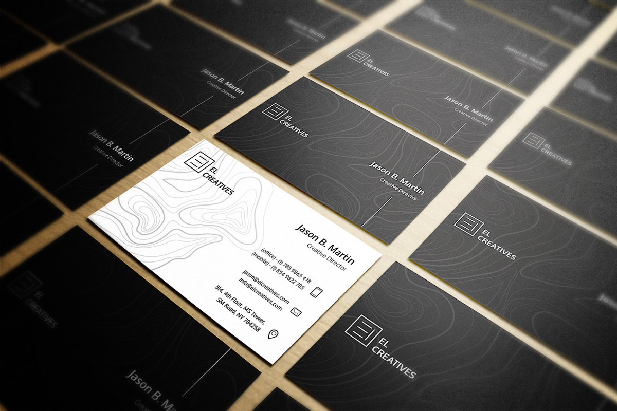 Clean Corporate Business Card, a Business Card Template by bouncy (Photo 1 of 4)