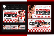 Volleyball YouTube Thumbnail Pack, a Social Media Template by OnurDemircan (Thumbnail 6 of 6)