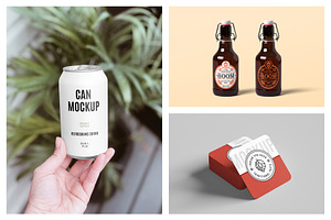 Bottle Packaging Mockups Vol.1