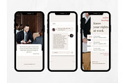 60 Lawyer Social Media Story, a Social Media Template by PatternLab. (Thumbnail 5 of 9)