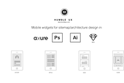 Mobile sitemap flowchart widgets, an iPhone Mockup by Humble UX (Thumbnail 2 of 2)