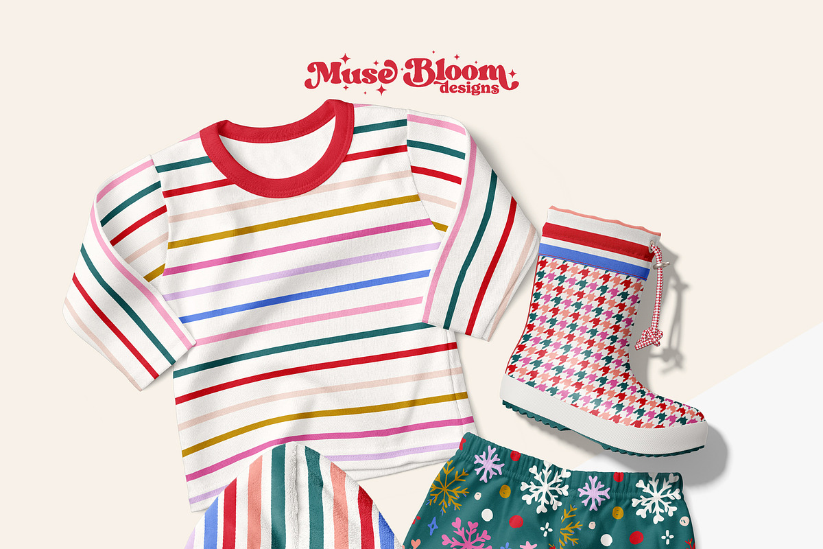 Snowflakes Holidays Seamless Set, a Pattern Graphic by MuseBloomDesigns (Photo 12 of 29)