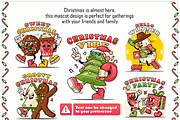 Funny Character Mascot Christmas, a Seasonal Illustration by Kevyn Creative (Thumbnail 2 of 3)