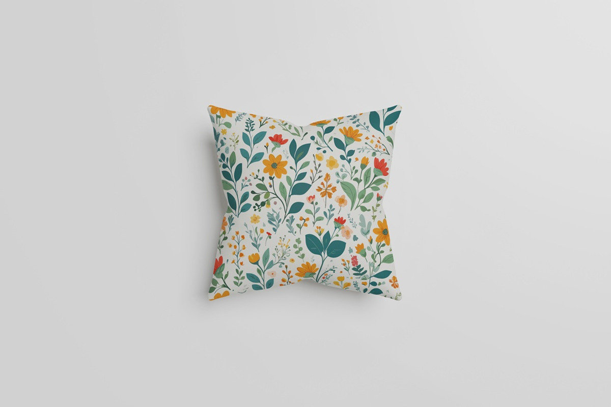 Square Pillow Photoshop Mockup, a Merchandise Mockup by Graphic Deal (Photo 2 of 9)