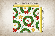 Xmas Ornaments Seamless Pattern, a Pattern Graphic by Kreeya Art Shop (Thumbnail 6 of 10)