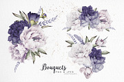 WATERCOLOR BUNDLE Peonies & Roses, an Illustration by ollalya (Thumbnail 49 of 101)